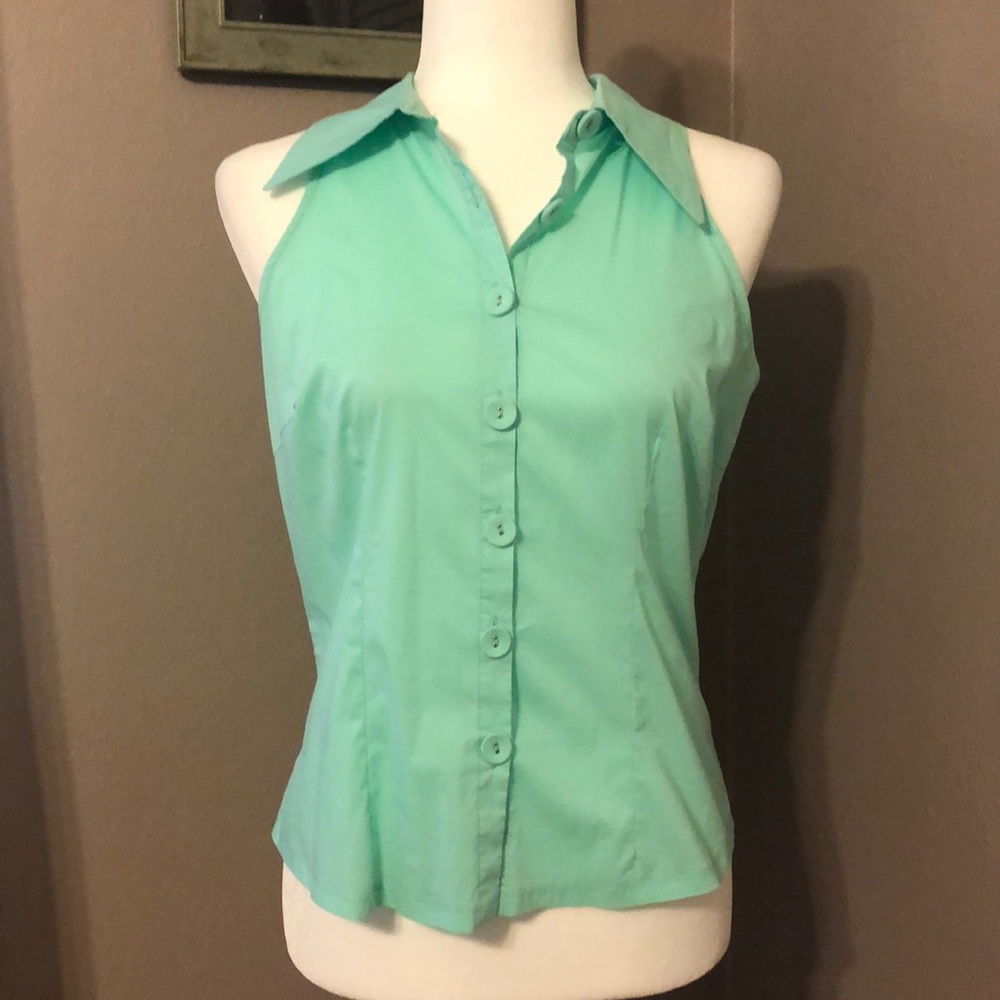 Voodoo Vixen Button Up Sleeveless Blouse